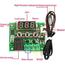 W1209 High-precision Digital Thermostat Incubator Temperature Controller